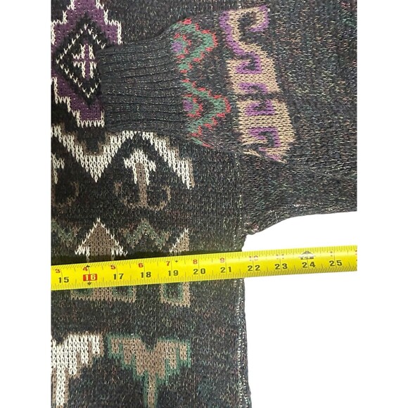 Vintage London Fog Knit Sweater Extra Large Dad Grandpa Holiday Sweater USA Lg - Picture 5 of 8